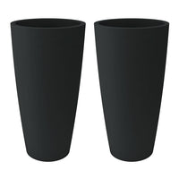 Vaso Style 2 pezzi cm  36x70 H  -  colore: antracite - 2PEZZI3636P