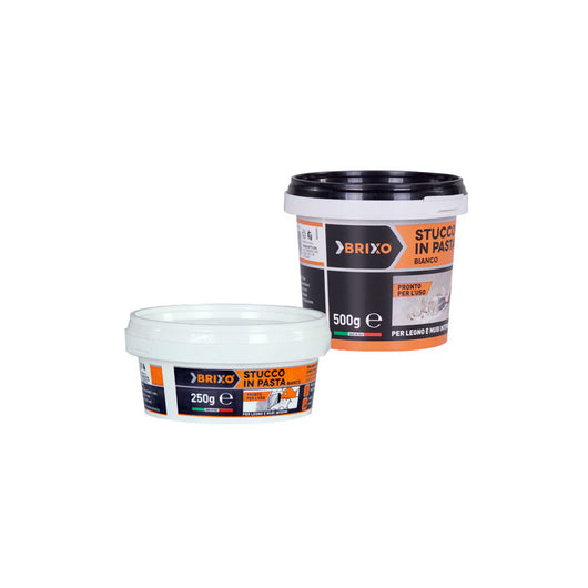 Stucco in pasta Brixo bianco 5 kg – finitura liscia per interni ed esterni