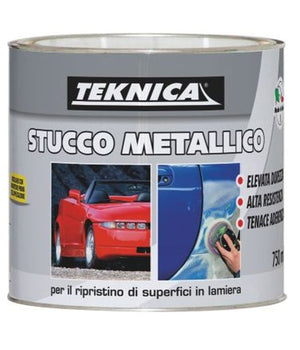 Stucco Metallico Bicomponente 125ml Con Catalizzatore Riparazioni Carrozzeria         
