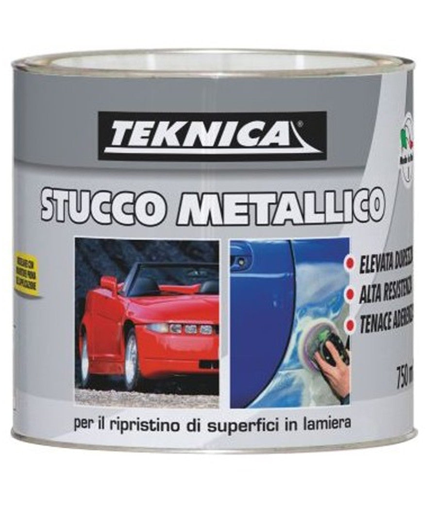 Stucco Metallico Bicomponente 125ml Con Catalizzatore Riparazioni Carrozzeria         