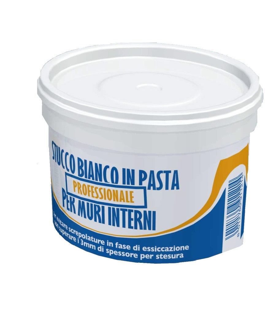 Stucco Pronto In Pasta Per Legno Muro Mobili Pareti 500 Gr Colore Bianco         