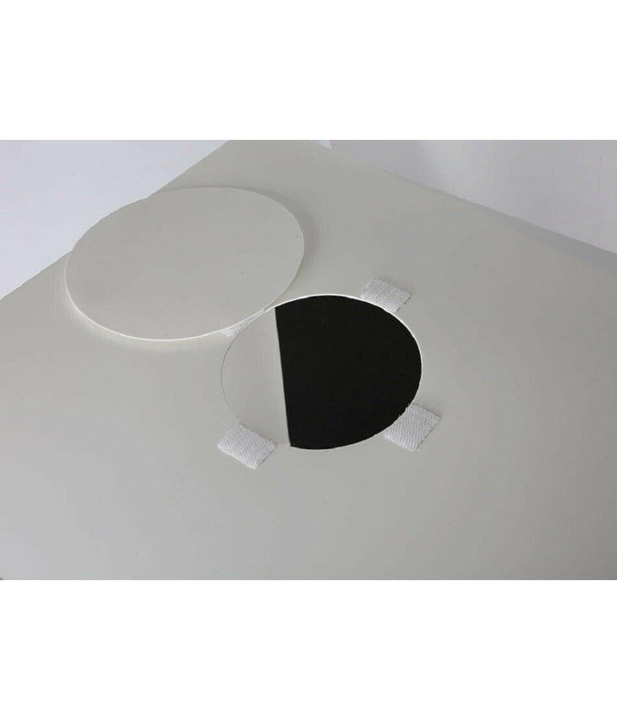 Trade Shop - Studio Set Fotografico Portatile Grande 30cm Light Box Con Luci Led 2 Sfondi -