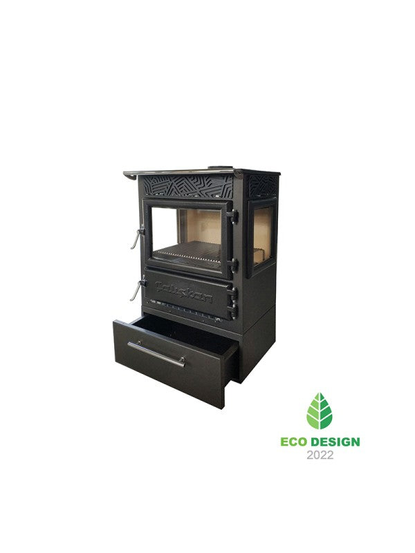 Stufa a legna a libera installazione - 305 3D-BOX