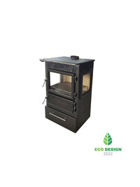 Stufa a legna a libera installazione - 305 3D-BOX