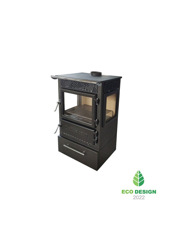 Stufa a legna a libera installazione - 305 3D-BOX