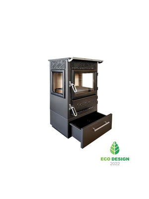 Stufa a legna a libera installazione - 305 3D-BOX