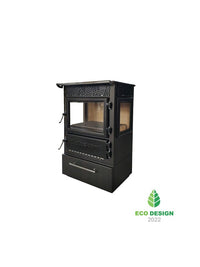 Stufa a legna a libera installazione - 305 3D-BOX