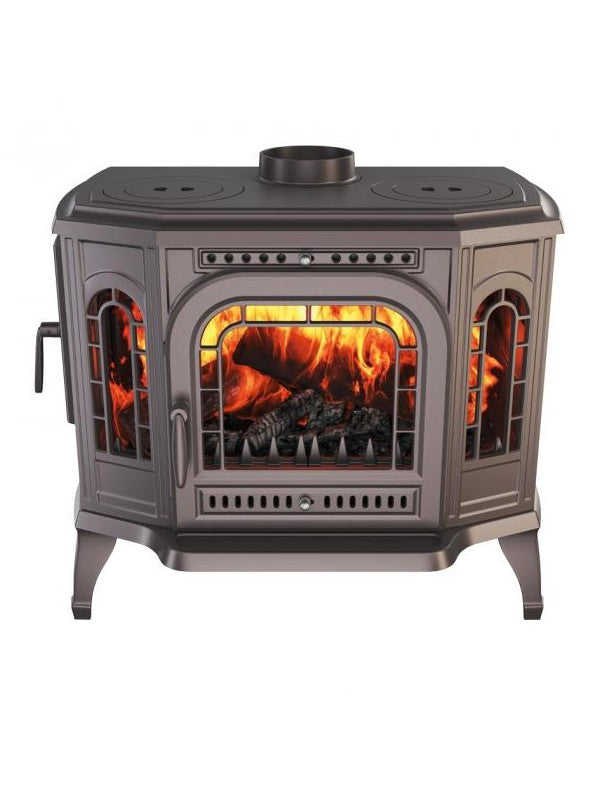 Stufa a legna a libera installazione Cook Top Apertura sinistra - P7 (10,5 KW) ECO