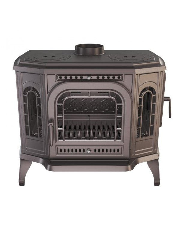 Stufa a legna a libera installazione Cook Top Apertura destra - P7 (10,5 KW) ECO