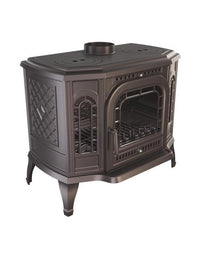 Stufa a legna a libera installazione Cook Top Apertura destra - P7 (10,5 KW) ECO