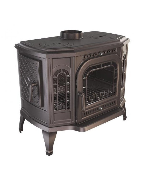 Stufa a legna a libera installazione Cook Top Apertura sinistra - P7 (10,5 KW) ECO