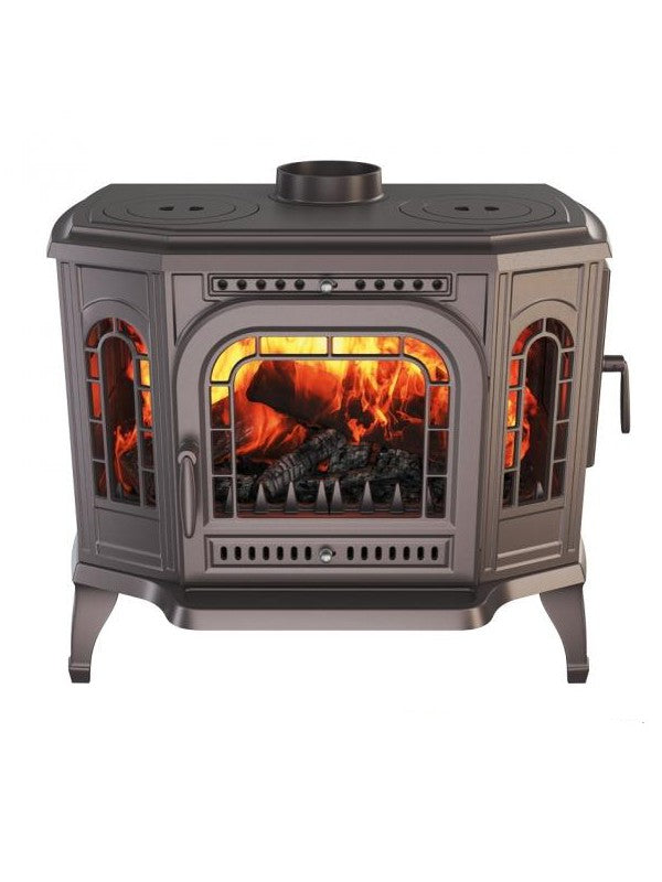 Stufa a legna a libera installazione Cook Top Apertura destra - P7 (10,5 KW) ECO