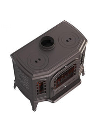 Stufa a legna a libera installazione Cook Top Apertura destra - P7 (10,5 KW) ECO