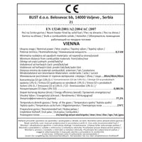 Stufa a Legna Blist Diplomat/Vienna Avorio