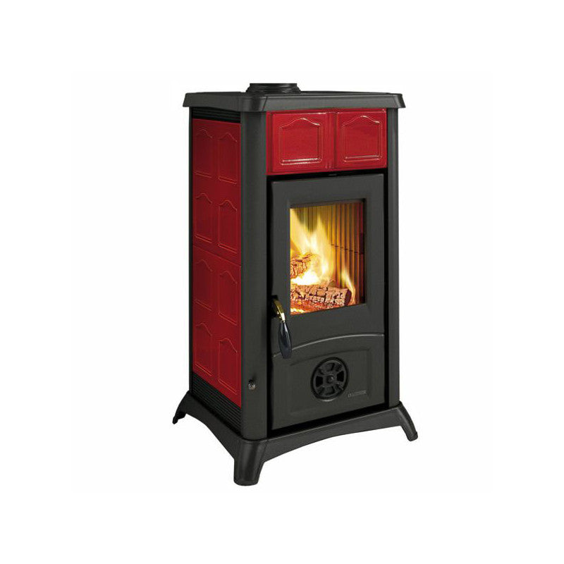Stufa a Legna Gemma Elegance Bordeaux Nordica Mod. 7111600