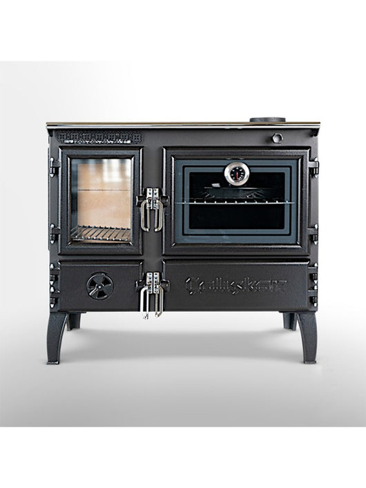 Stufa a legna indipendente con forno - 214  3D