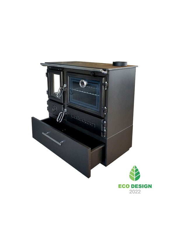 Stufa a legna indipendente con forno - 214  3D Box