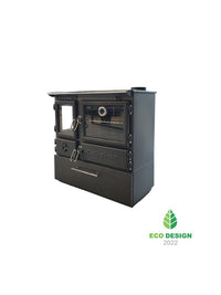 Stufa a legna indipendente con forno - 214  3D Box