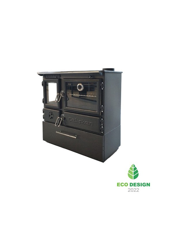 Stufa a legna indipendente con forno - 214  3D Box