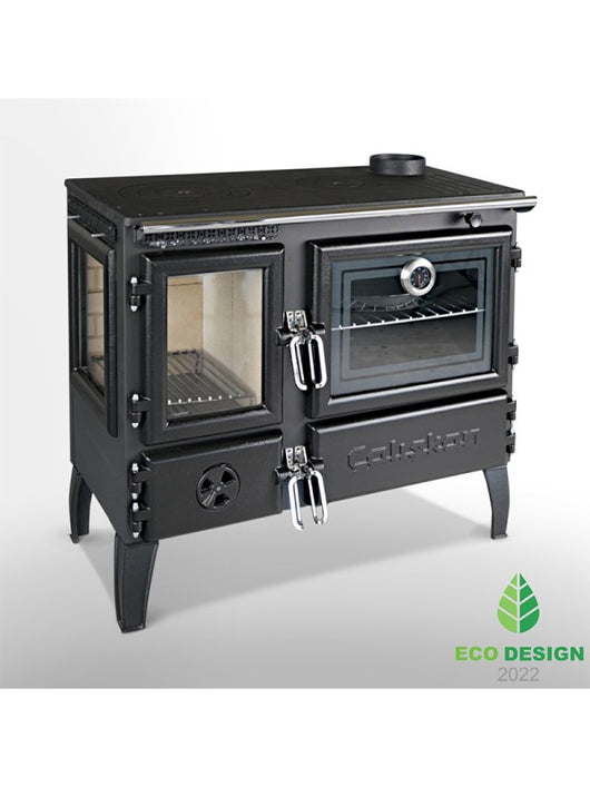 Stufa a legna indipendente con forno - 214  3D