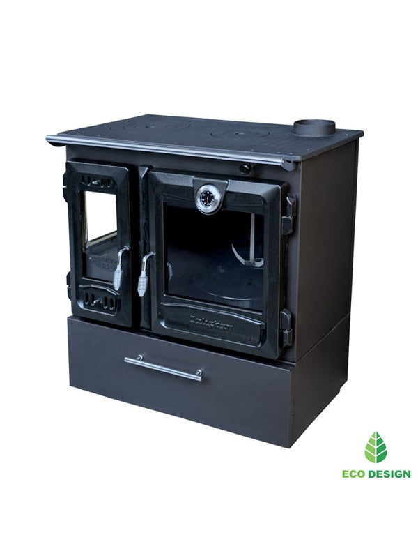 Stufa a legna indipendente con forno - 216  3D Box