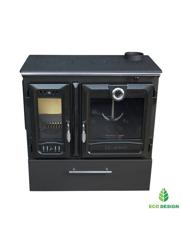 Stufa a legna indipendente con forno - 216  3D Box