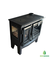 Stufa a legna indipendente con forno - 216  3D