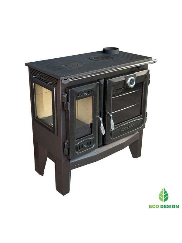 Stufa a legna indipendente con forno - 216  3D