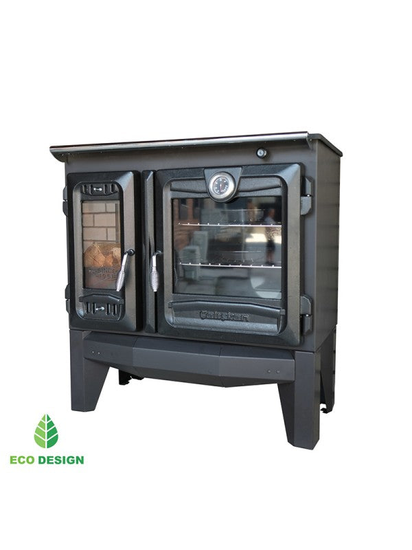 Stufa a legna indipendente con forno - 216  3D