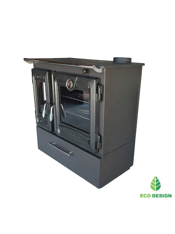 Stufa a legna indipendente con forno - 216  3D Box