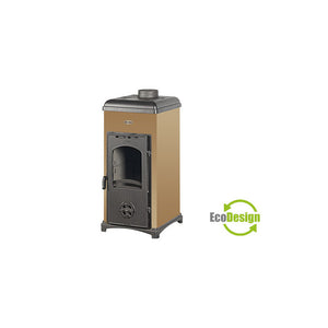 Stufa a legna K2 Beige – 6,3 kW – K-Line – Riscaldamento efficiente per ambienti fino a 185 m³