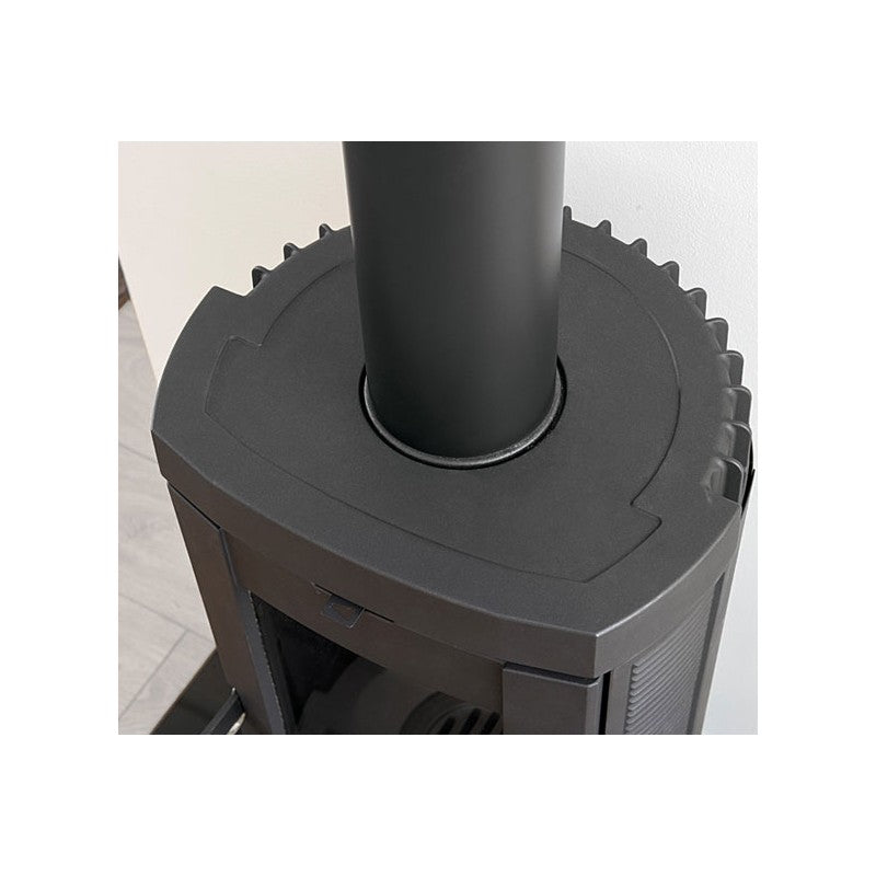 Stufa a Legna Nordica Ghisa Candy 7.4 Kw Nera Mod. 7119300