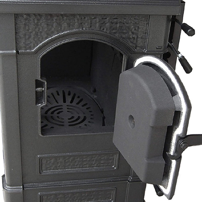 Stufa a Legna Nordica Ghisa Isetta 7.7 Kw Nera Mod. 7119002