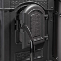 Stufa a Legna Nordica Ghisa Isetta 7.7 Kw Nera Mod. 7119002