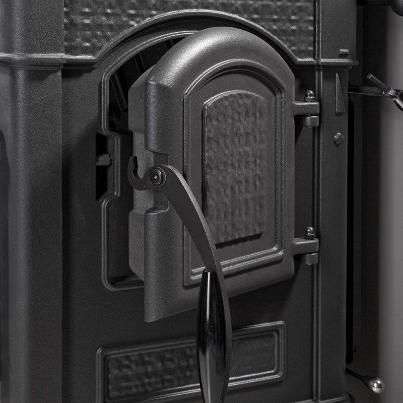 Stufa a Legna Nordica Ghisa Isetta 7.7 Kw Nera Mod. 7119002