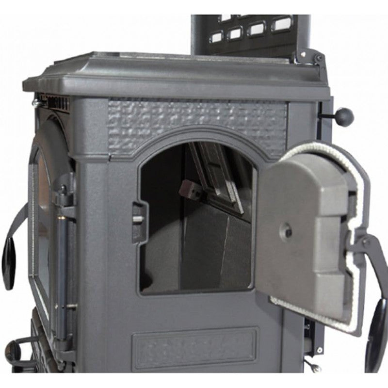 Stufa a Legna Nordica Ghisa Isotta Cerchi 11.9 Kw Nera Mod. 7119111