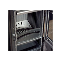 Stufa a Legna Nordica Super Junior Panoramica 5 Kw Verde Mod. 7111072