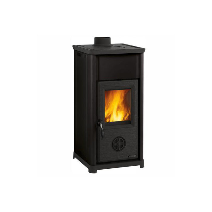 Stufa a legna – Tea finitura Nera 42×42 h83 cm ~7,0 kW – La Nordica
