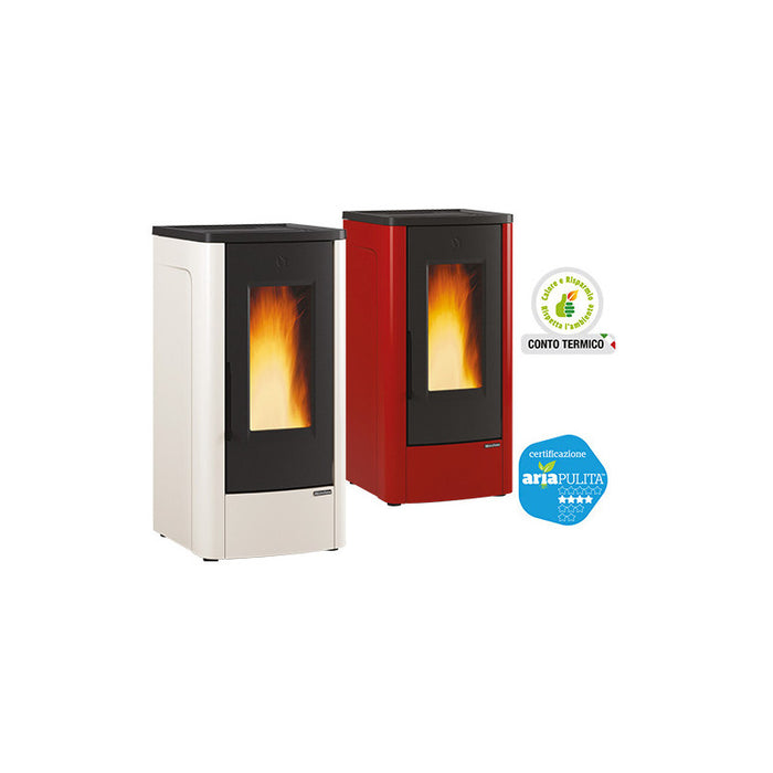 Stufa a pellet Dahiana VFS Bordeaux – 10 kW – La Nordica – Riscaldamento per ambienti fino a 287 m³