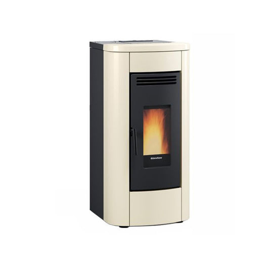 Stufa a pellet – Klaudia 5.0 finitura Bianca 50×57 h101 cm 3,2‑8,0 kW serbatoio 15 kg – Extraflame