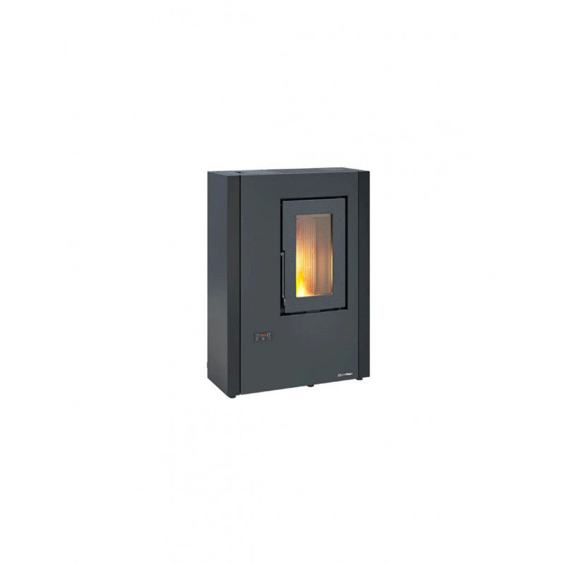 Stufa a pellet – Luisella Maxy 5.0 finitura Grafite 64×29 h89 cm 2,5‑7,0 kW serbatoio 10 kg – Extraflame