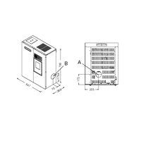 Stufa a Pellet Punto Fuoco Camilla 5,6Kw Avorio