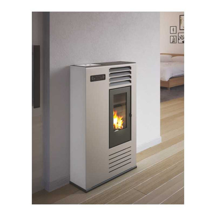 Stufa a Pellet Punto Fuoco Susy Slim 7,5Kw Rosso