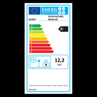 Stufa Acciaio Londra con Forno Fianchi Rosso