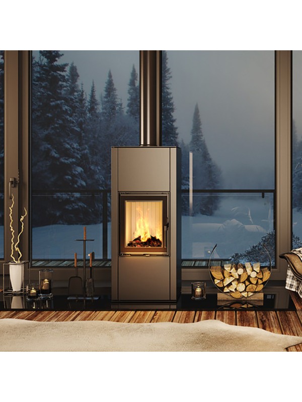 Stufa camino a legna - Vatra L 40x50 ECO