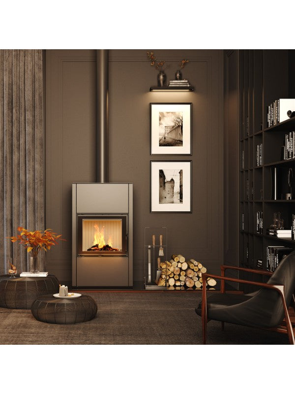 Stufa camino a legna - Vatra NeraXXL 60x50 ECO