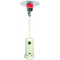 Stufa Dehors Fungo Tonda Vigor con Lanterna a Gas Bianca