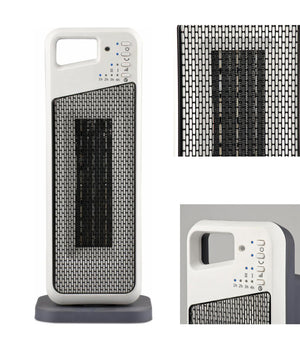 Stufa Elettrica In Ceramica 2000w Oscillante Termostato Regolabile Verticale         