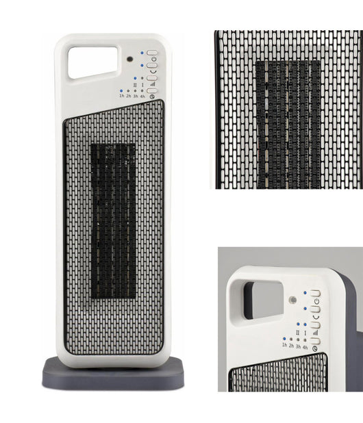 Stufa Elettrica In Ceramica 2000w Oscillante Termostato Regolabile Verticale         