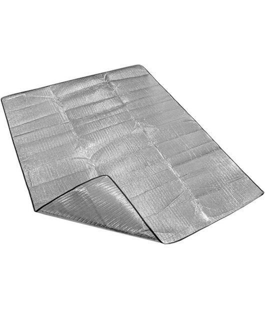 Stuoia Per Spiaggia Mare Picnic 168x90cm Doppia Lamina In Alluminio Avvolgibile         